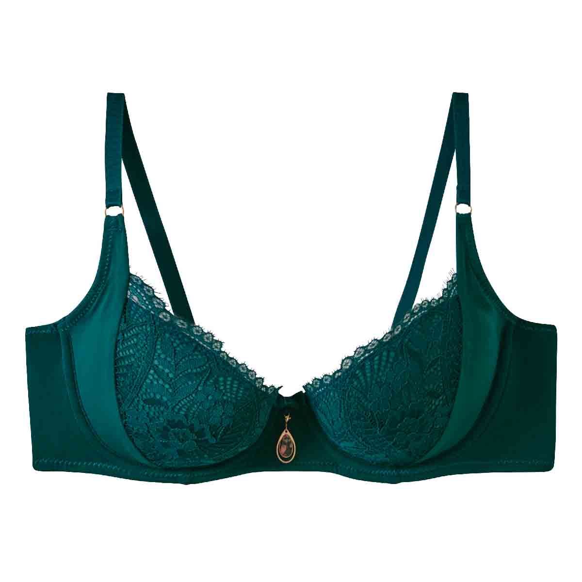 INOUIE Soutien-Gorge Armatures CDE Vert